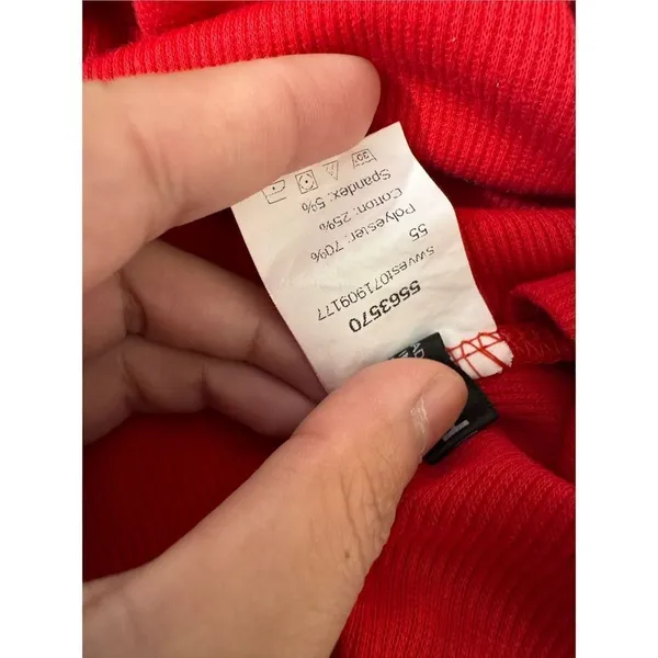 Red tank top blouse size small - Image 5