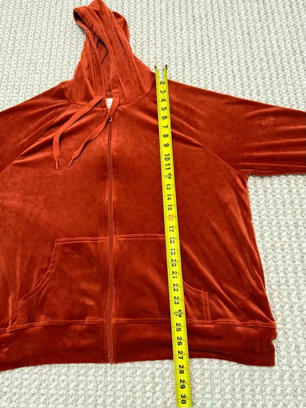 OFFLINE by Aerie Velour Full-Zip Hoodie jacket Large - Image 4