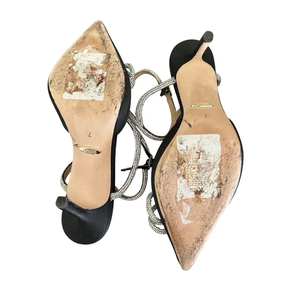 Badgley Mischka Jasmine Pointed Toe Pump Size 7 Sacred Stiletto style - Image 7