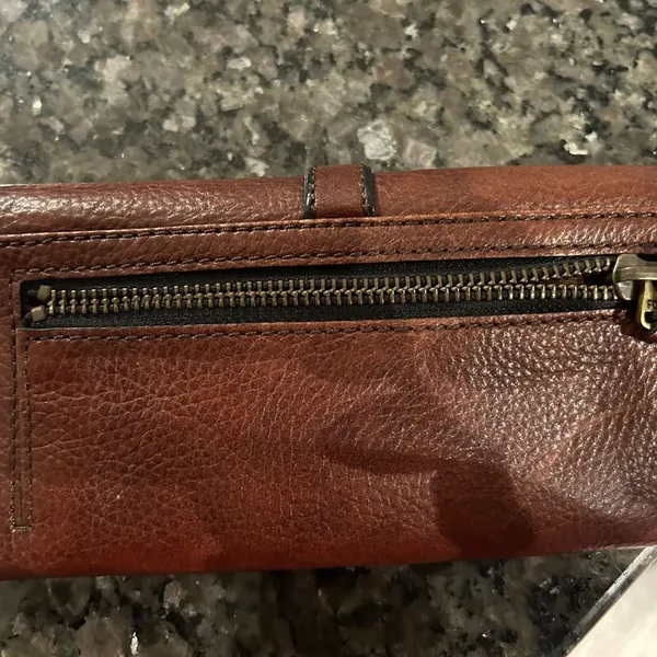 Fossil Brown Patterned Wallet - Image 5