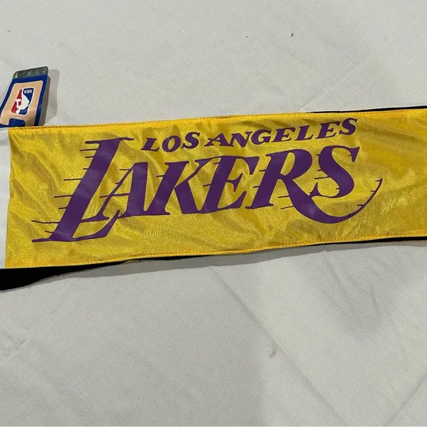 Los Angeles LA Lakers NBA Basketball ProFanity Jersey Pocket Scarf Women’s Gold - Image 5