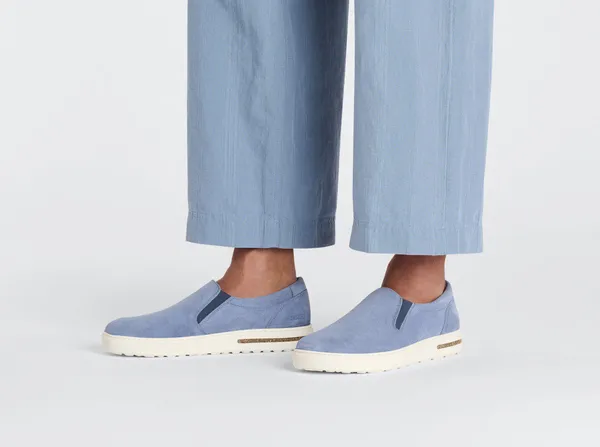 BIRKENSTOCK Oswego blue suede slip on casual walking shoes women’s eur 40 new - Image 10
