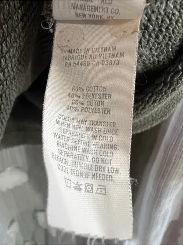 aerie cropped Olive Green Pullover Sweatshirt - Image 5