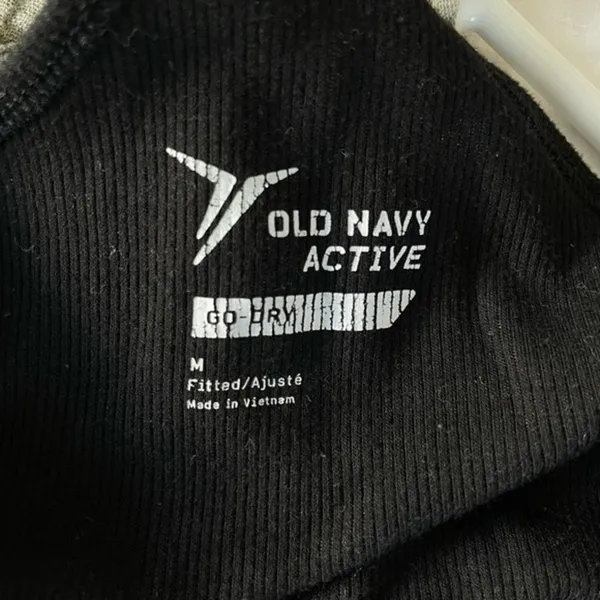 Old Navy ribbed black workout exercise tank top womens size m - Image 4