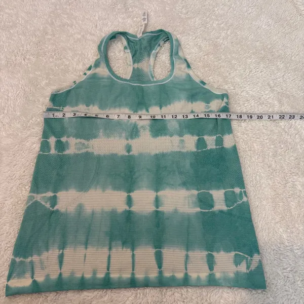 Lululemon Womens Swiftly Tech Racerback Tank Top Tie Dye 10 Yoga Pilates Running - Image 3