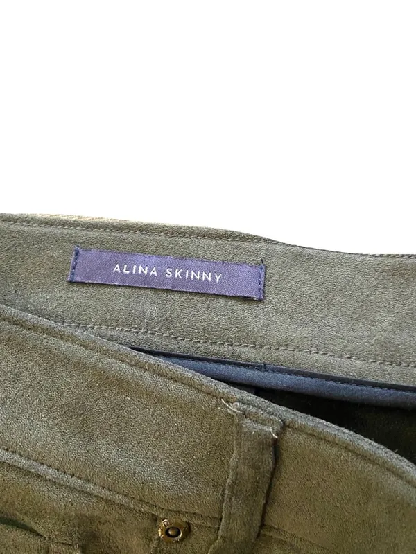 NYDJ Alina Faux Suede Pants Beige Size 18W NWT Neutral Minimalist Glam Fall Cute - Image 4