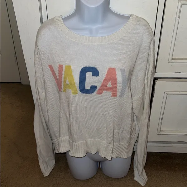 Women's Z Supply Crew Cropped Neck Sweater - Image 3