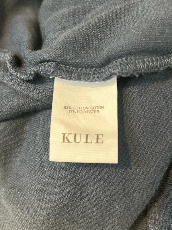 KULE The Terry Venus Shorts Dark Navy Blue Terrycloth Shorts Size Small - Image 11