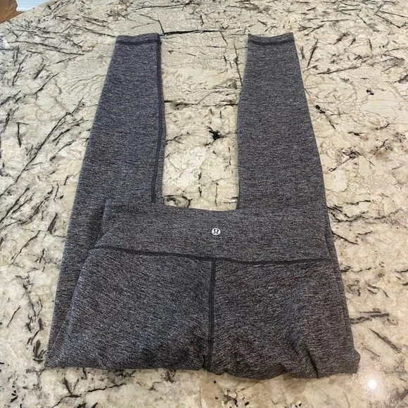 Lululemon‎ Wunder Under Low-Rise Tight *28" Heathered Black - Image 6