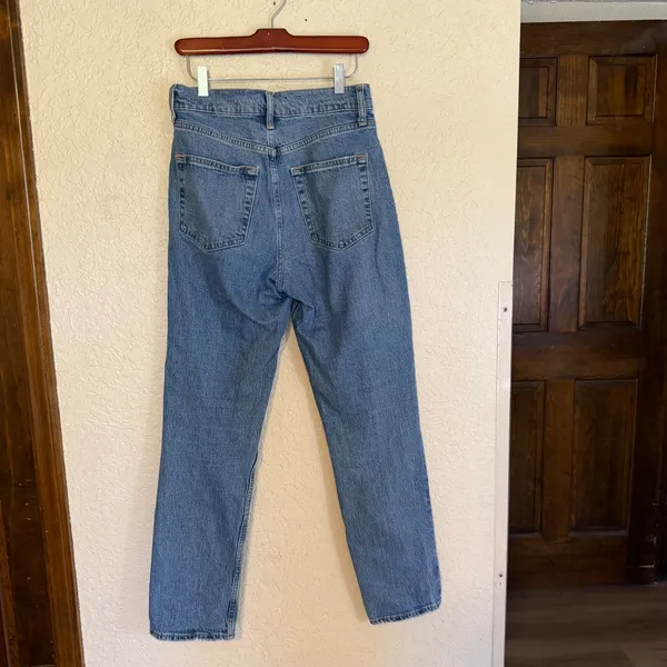 Gap Sky High Straight Women 4 R Blue High Rise Denim‎ Jeans - Image 5