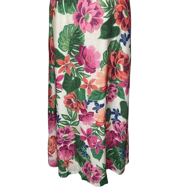 Willow Glenn Floral Sleeveless Maxi Dress Women’s Size M Hourglass Colorful - Image 5