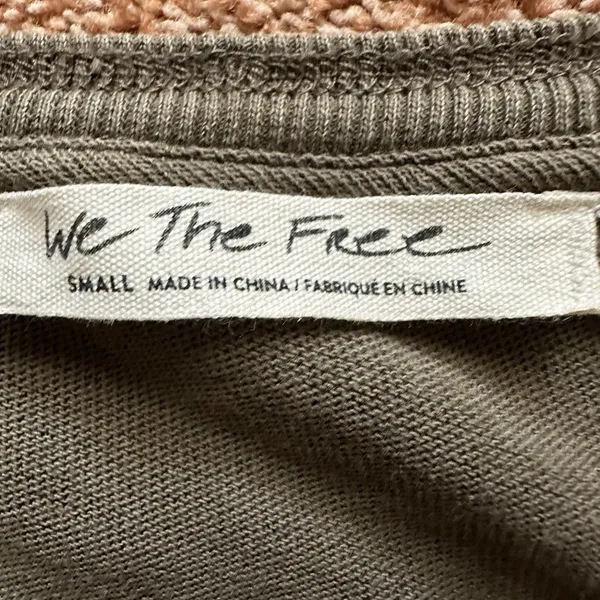 We The Free Shirt Women’s Sm Long Sleeve Olive Green Fairy Grunge Y2K Indie Alt - Image 7