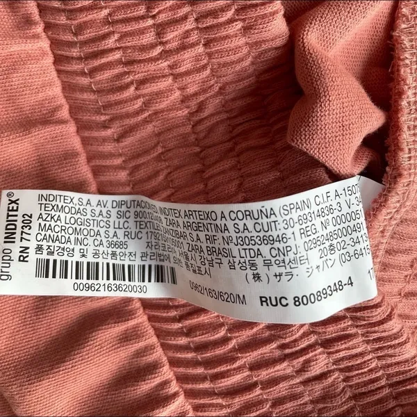 Zara Flowing Wide Leg Trousers in‎ Pink Size Medium - Image 12