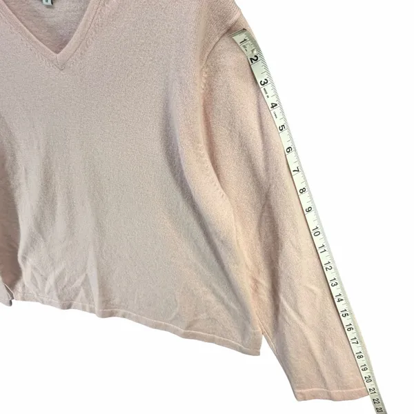 Cottage Clothing Inc Cashmere Sweater Womens M Pink Knit‎ Soft Girl Cozy Luxury - Image 10