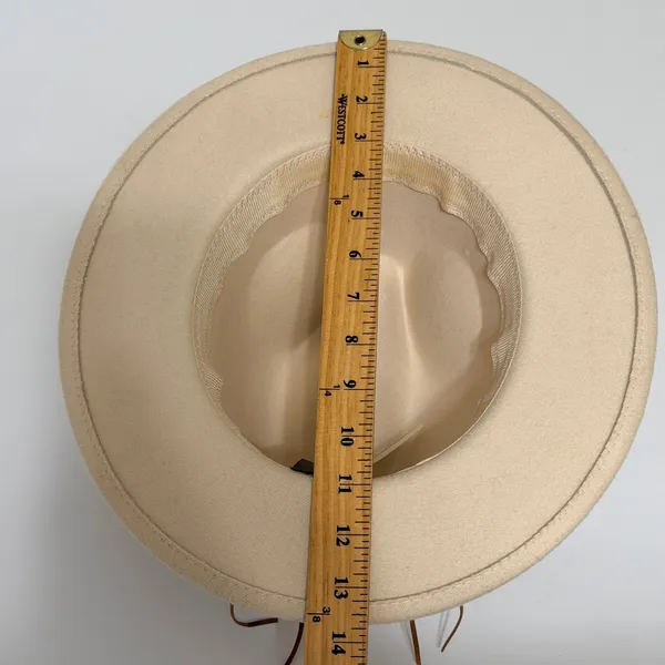 Boho Western Wool Fedora Rancher Hat with Tassels‎ Seashells Boho Festival - Image 10