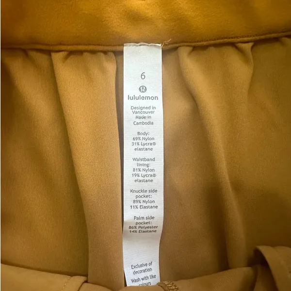 Lululemon Keep Moving Crop 23" Pants Spiced Bronze Size 6 - Image 5