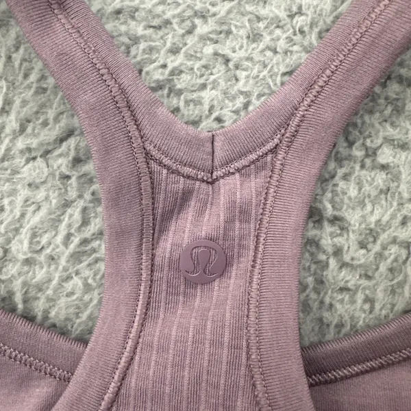 Lululemon Ebb To Street Tank Top Lavender Lux Purple Athletic Women's 8 - Image 3