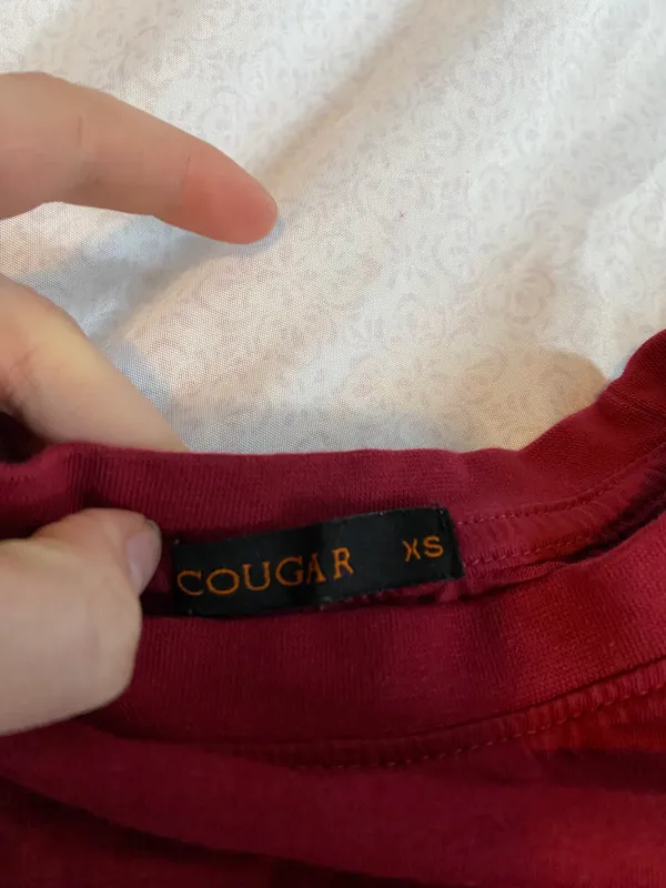 cougar tshirt Size XS - Image 4