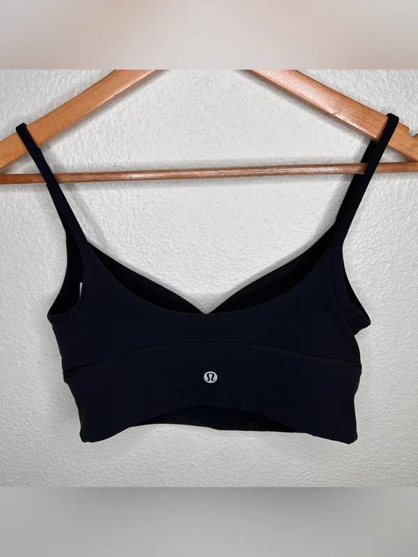 Lululemon Align Sweetheart Bra *Light Support, A/B Cup Black 6 - Image 4