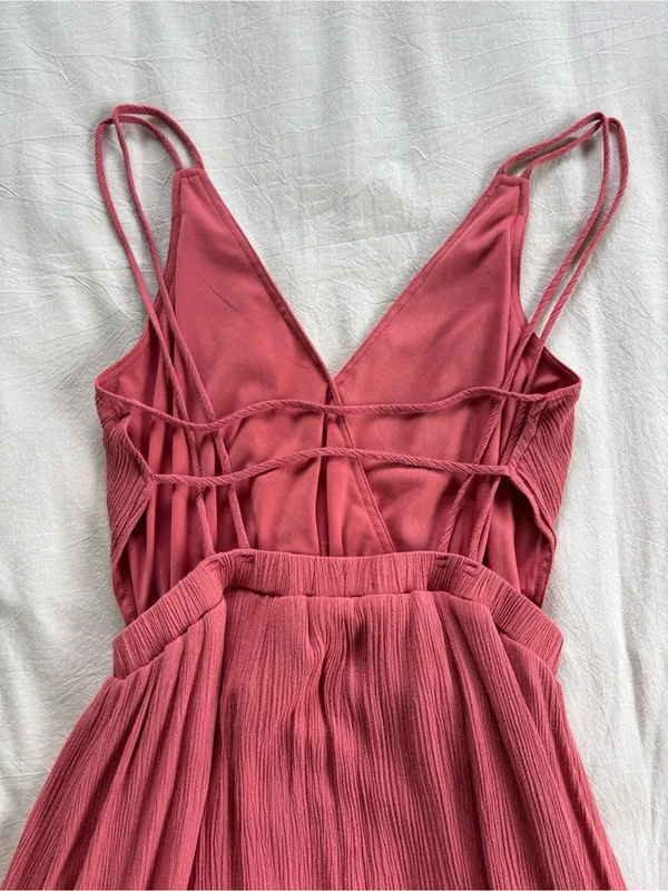 Lulus Lost in Paradise Rusty Rose Maxi Dress - Image 5