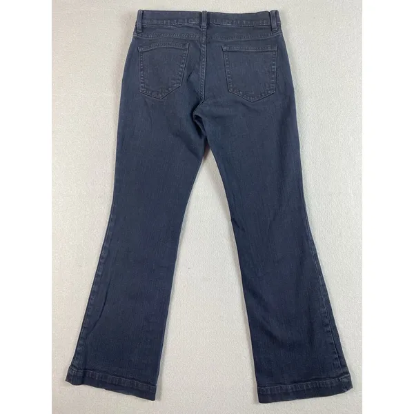 GAP Jeans Womens 30x31 Black Long and Lean Flare Boot Tag Size 6A - Image 2