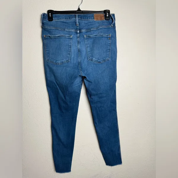 Madewell Women Size 32 10" High-Rise Skinny Jeans‎ Medium Wash - Image 8