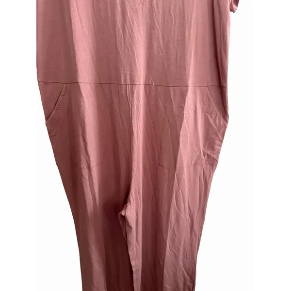 Universal Standard Pima Cotton Modal V-Neck Jumpsuit Pink Size Small‎ (14-16) - Image 7