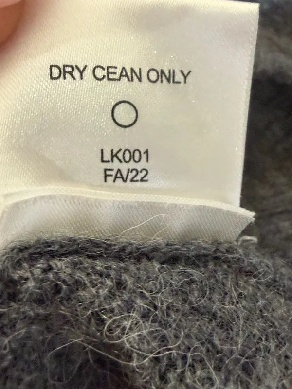 Quince Baby Alpaca Merino Wool Blend Crewneck Sweater Grey Size M - Image 6