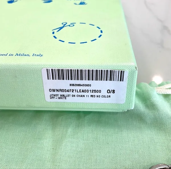 Off-White Jitney Wallet On Chain - Image 9