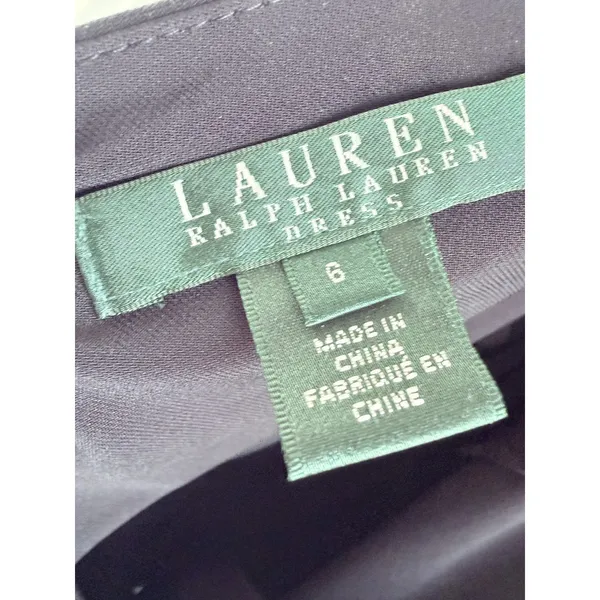 Lauren Ralph Lauren Gray Wrap Mini Dress - Image 9