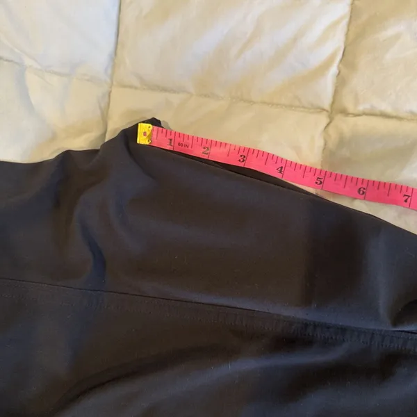 Athleta Black Drawstring Elastic Waist Pants With Pockets Size 8 - Image 11