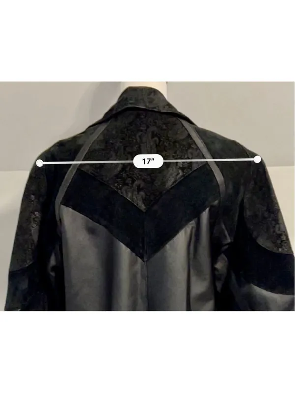 100% Genuine Leather Tooled Paisley Blazer/Coat Women’s L-XL - Image 4