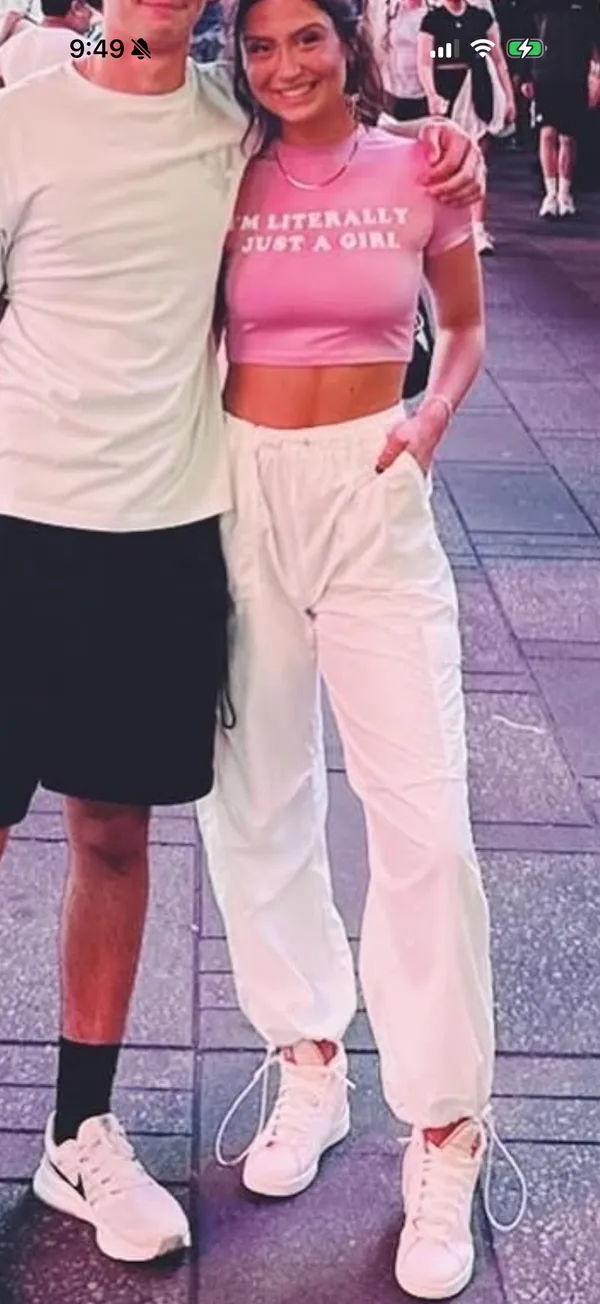 No Boundaries white cargo pants - Image 2