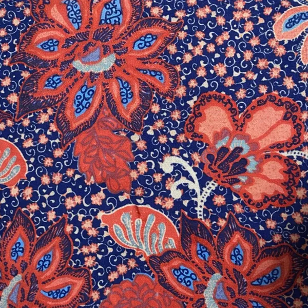 Free People Teegan Mini Dress Red Floral V Neck Boho Festival L 12 Spring Summer - Image 15