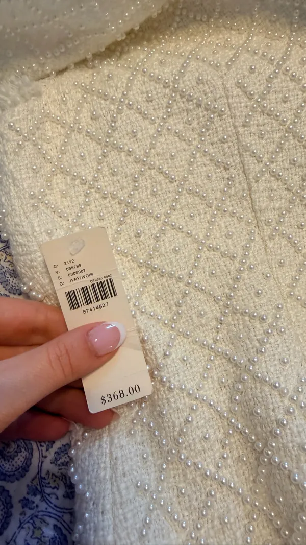 BHLDN White Pearl Anthropologie Dress - Image 7