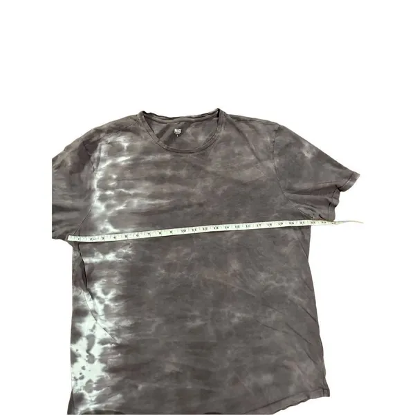 Paige‎ gray white tie dye tee shirt womens L - Image 7