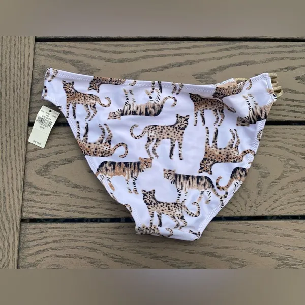 NWT aerie small jungle cat print bikini bottom - Image 4