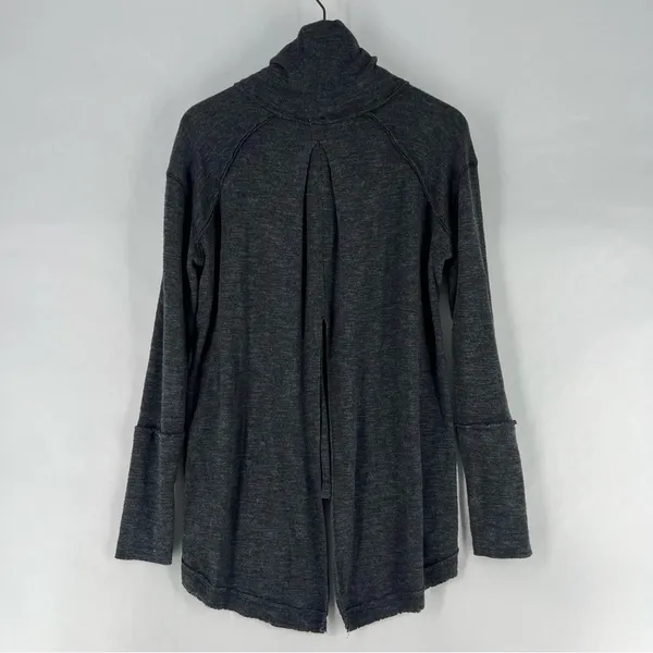 WeThe Free Raw Edge Split Back‎ Long Sleeve Burnout Knit Turtleneck Top - Image 11
