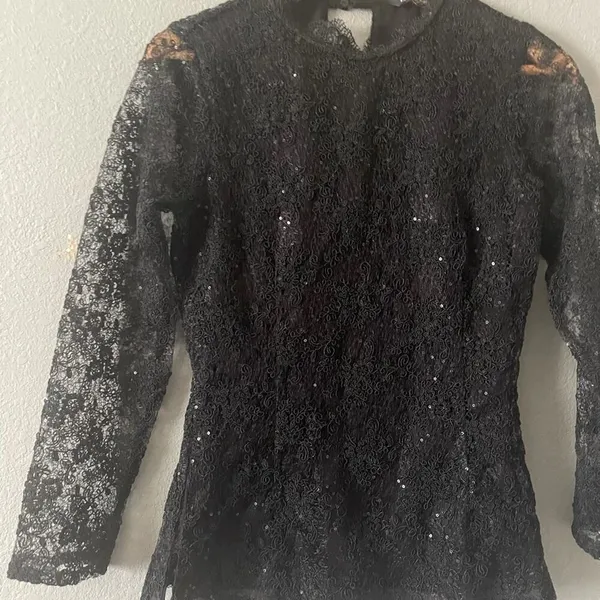 Zara Sequin Lace‎ Top - Image 6