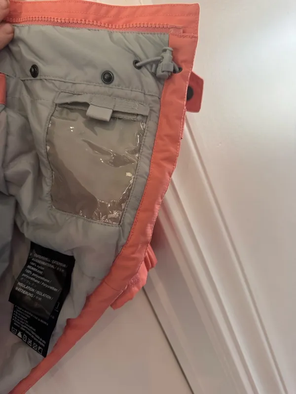 Burton Coral Pink‎ Hooded Snowboarding Ski jacket Women's XS - Image 8