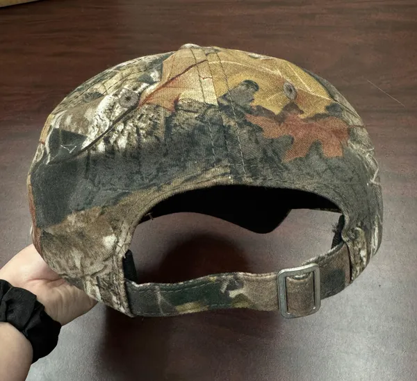 Camouflage American Flag Hat with Adjustable Back Multiple - Image 3