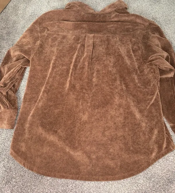 Brown Corduroy Shacket - Image 3