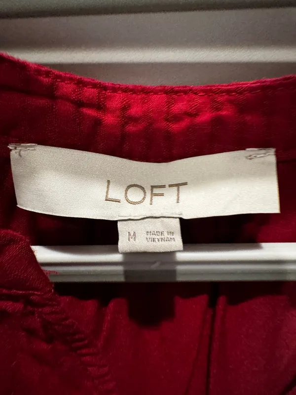 Wine Red Sleeveless Top from The Loft - Image 2