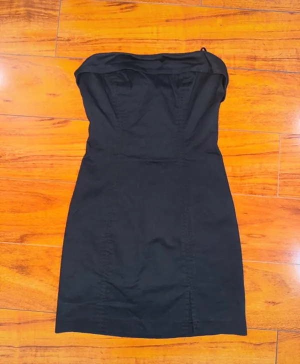 Garage Black Strapless Mini Dress Bodycon - Image 2