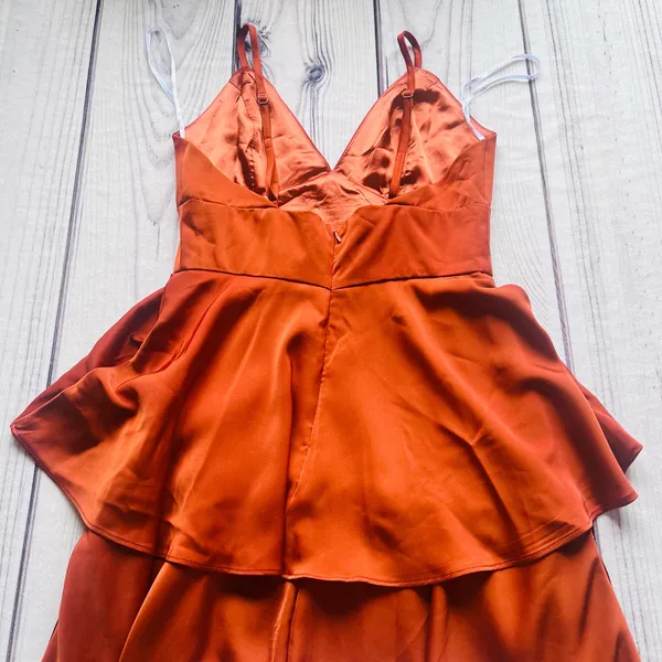 Lulus Going With Elegance Rust Tiered Maxi Dress - Image 9
