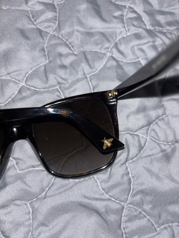 Gucci Dark Brown Sunglasses  - Image 4