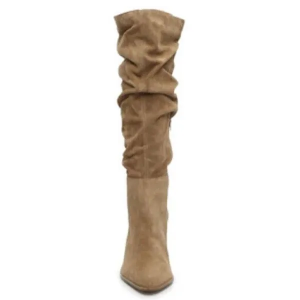 Steve Madden Haimi Suede Boots.‎ Women's Size 6.5M, Tan NEW MSRP $170 B65 - Image 3