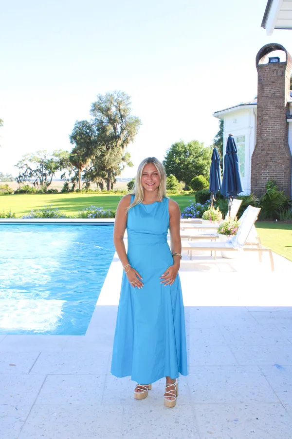 Blue maxi dress - Image 2