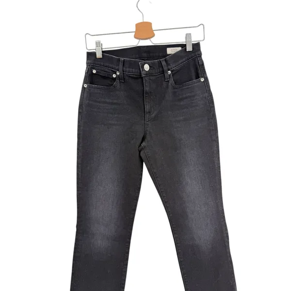 AYR The Stir Jeans Black High Rise Straight Crop Stretch‎ Denim 27S - Image 5