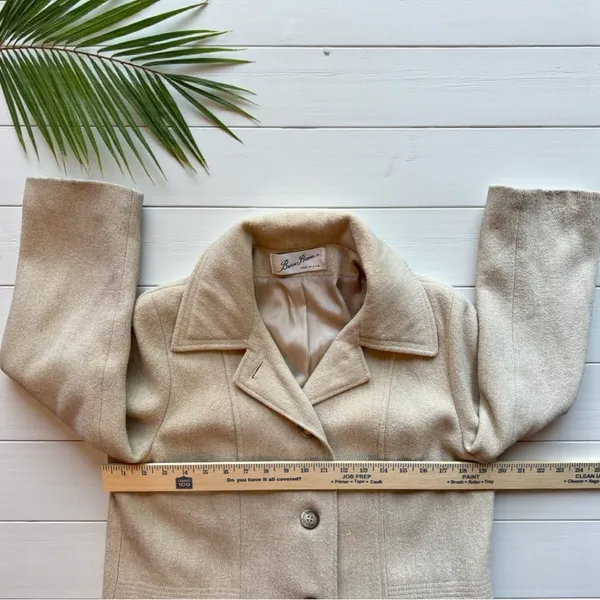 Vintage Beau Brumm Wool Coat – Size Small (Tagged 10) – Made in USA - Image 5